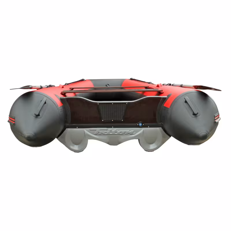 Лодка надувная ПВХ Angler Reef Triton 340 НДНД, желтый/серый
