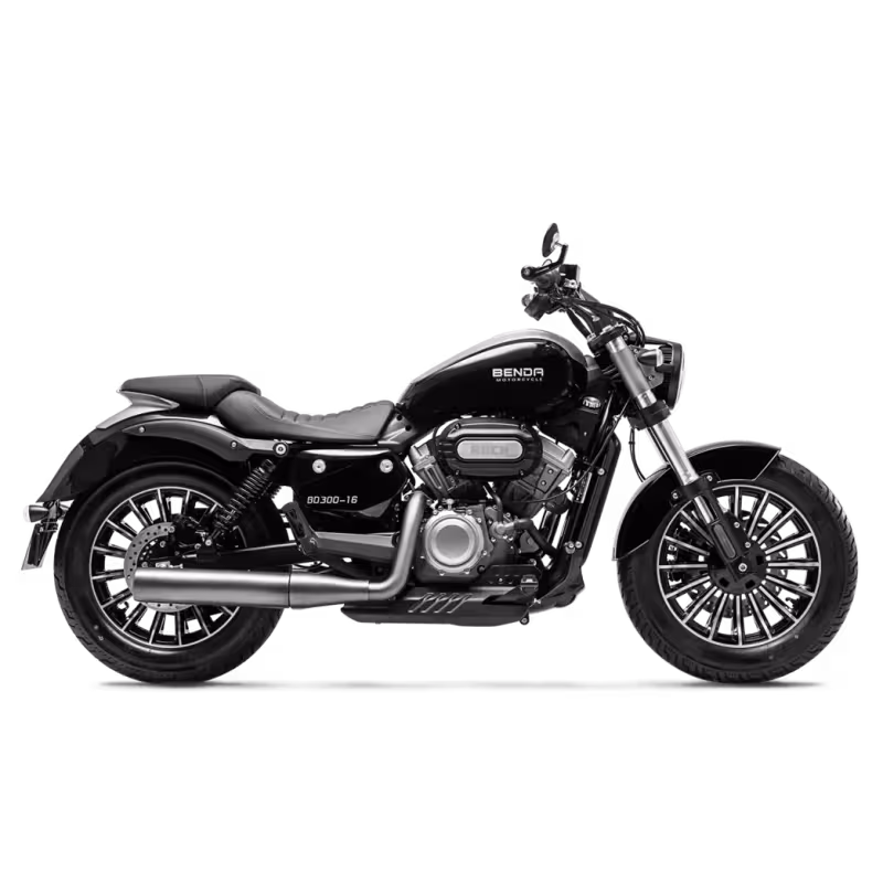 Мотоцикл крузер Benda Rock 300 Black, черный
