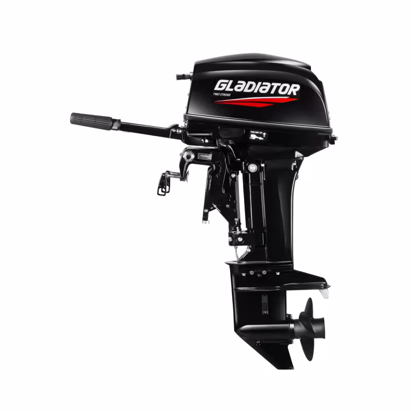 Мотор лодочный 2-тактный Gladiator G 9.9PRO FHS, 9.9 л.с.