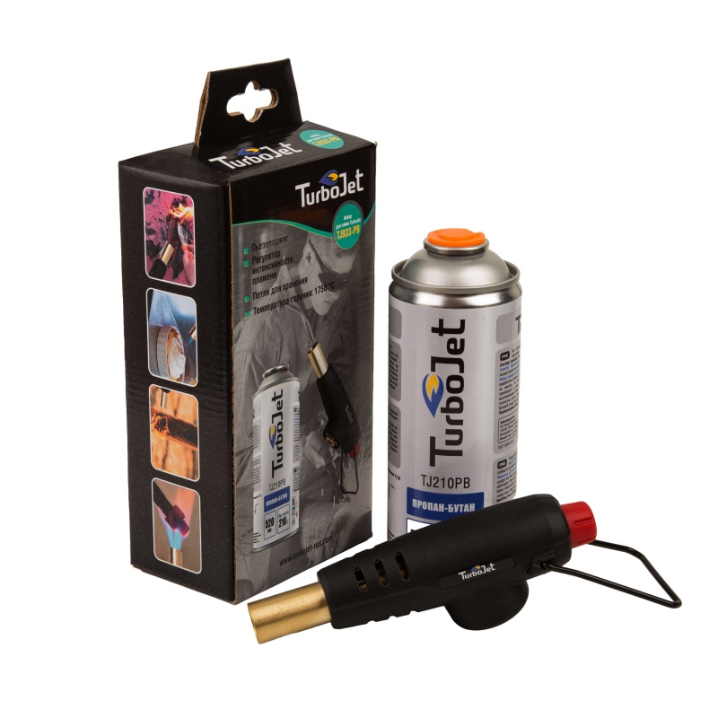 Горелка газовая Turbojet TJ933-PB + баллон TJ210PB