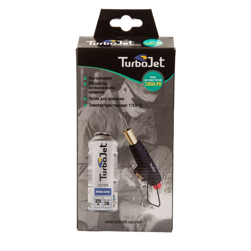 Горелка газовая Turbojet TJ933-PB + баллон TJ210PB