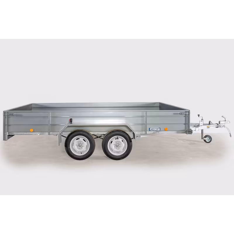 Прицеп бортовой двухосный Вектор ЛАВ 81013Е, опорное колесо