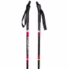 Лыжные палки Vuokatti Black/Red, гибрид 35/65, 160 см