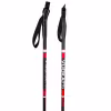 Лыжные палки Vuokatti Black/Red, гибрид 35/65, 160 см