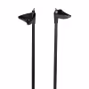Лыжные палки Vuokatti Black/Red, гибрид 35/65, 160 см