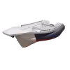 Лодка надувная РИБ Fortis 460Z, серый