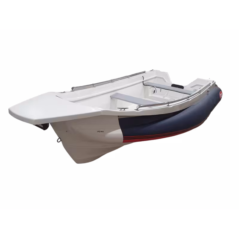 Лодка надувная РИБ Fortis 460Z, серый