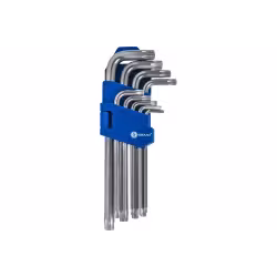 Набор ключей Torx Г-образных Кобальт 924-016, T9 - T50, 10 предметов