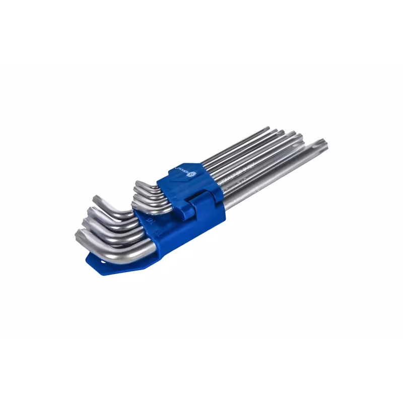 Набор ключей Torx Г-образных Кобальт 924-016, T9 - T50, 10 предметов