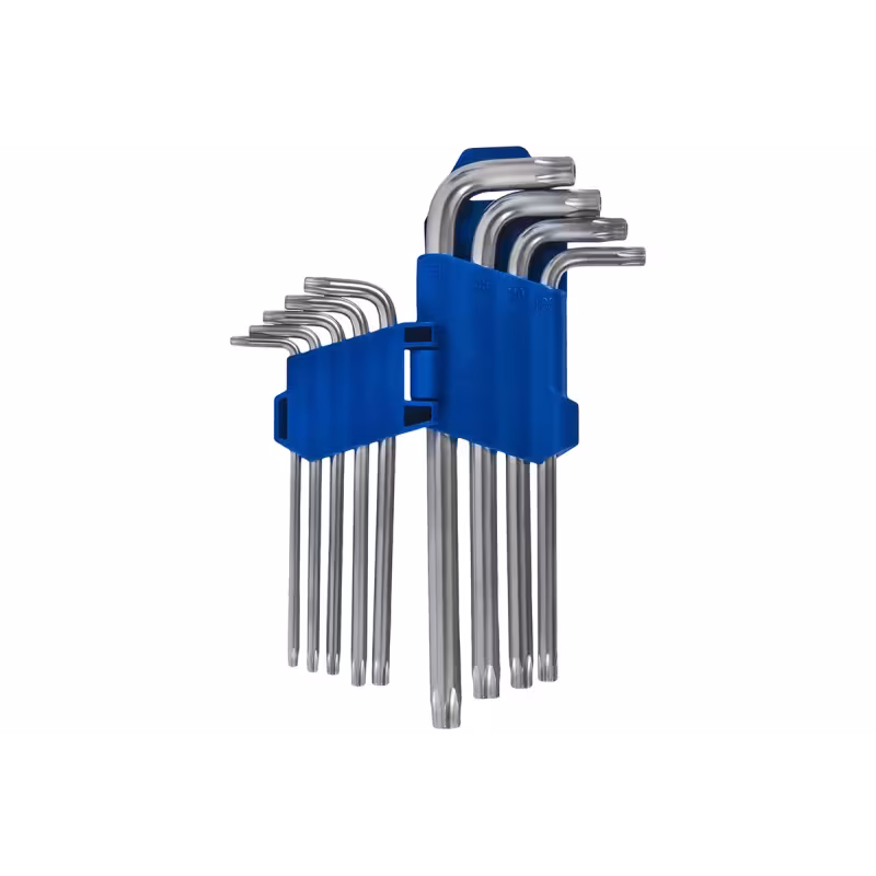 Набор ключей Torx Г-образных Кобальт 924-016, T9 - T50, 10 предметов