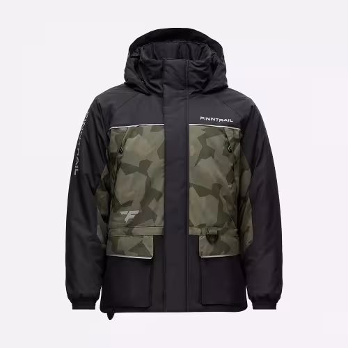 Куртка мужская Finntrail Nordy 3757 Сумеречно-зеленый камуфляж (CamoShadowGreen), Hard-Tex, размер M, 170-180 см