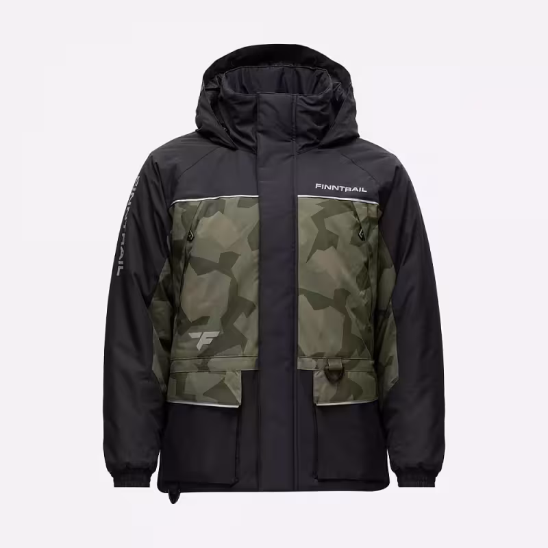 Куртка мужская Finntrail Nordy 3757 Сумеречно-зеленый камуфляж (CamoShadowGreen), Hard-Tex, размер M, 170-180 см