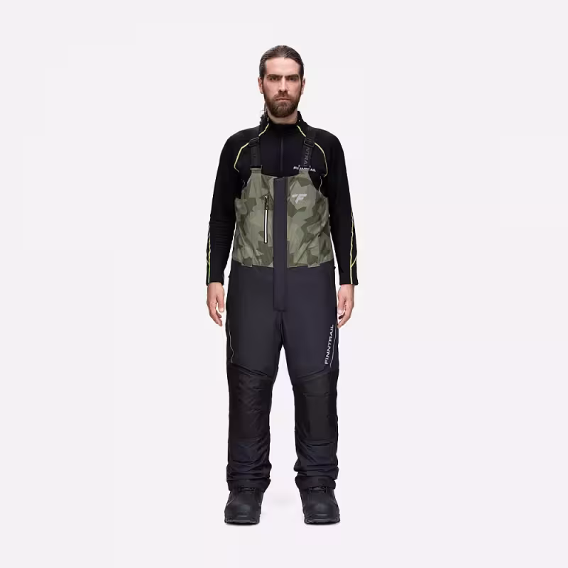 Полукомбинезон мужской Finntrail Nordy 3757 Сумеречно-зеленый камуфляж (CamoShadowGreen), Hard-Tex, размер M, 170-180 см