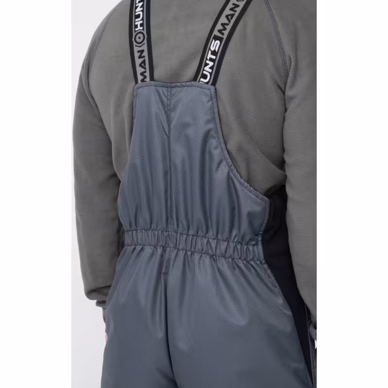 Костюм мужской Huntsman (Восток) Полюс V, ткань Cell, серый/черный, размер 56-58, 170-176 см