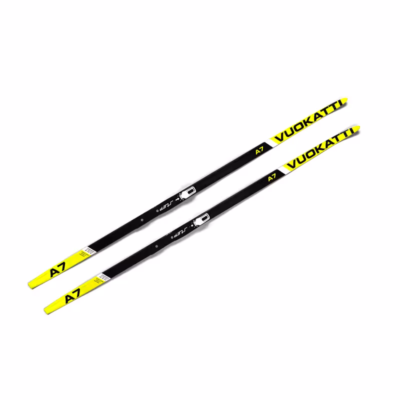 Лыжный комплект Vuokatti 049725 NNN, Step-in (Wax), Black/Yellow (185)