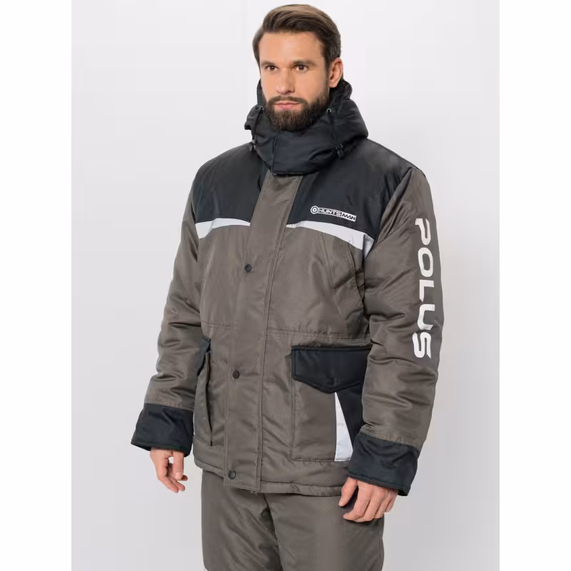 Куртка мужская Huntsman (Восток) Полюс V-2, ткань Cell, xаки, размер 56-58, 182-188 см