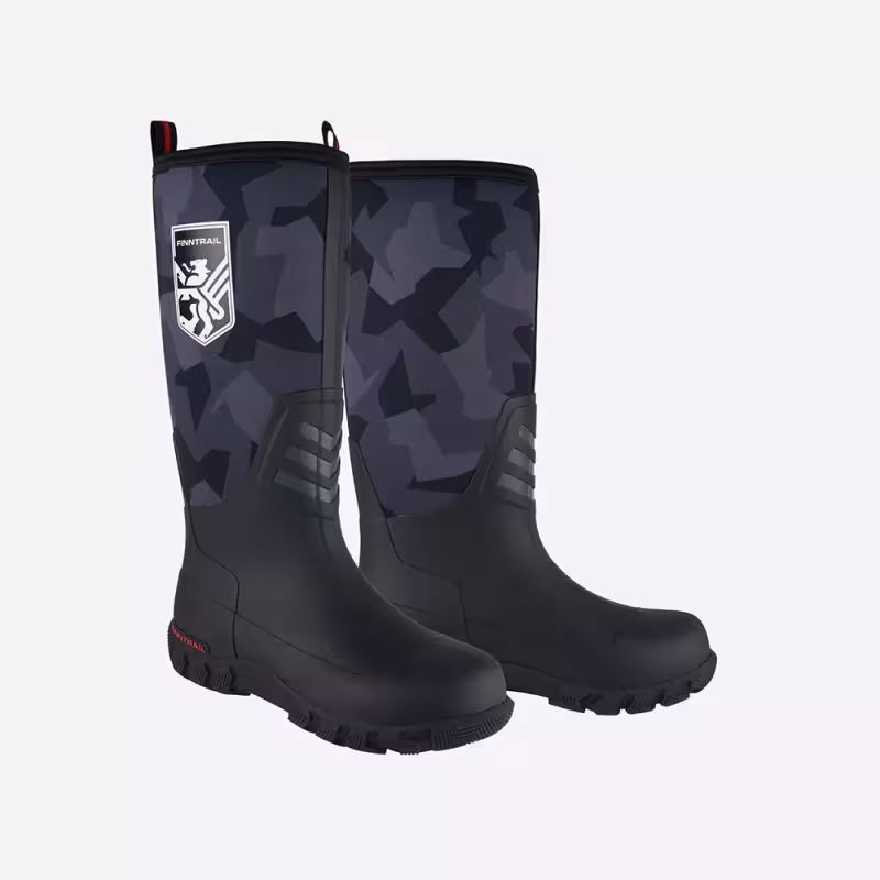 Сапоги Finntrail Outlander Сумеречно-черный камуфляж (CamoShadowBlack), размер 39