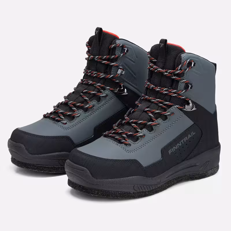 Ботинки забродные мужские Finntrail Wademan 5202 Темно-серый (DarkGrey), размер 41