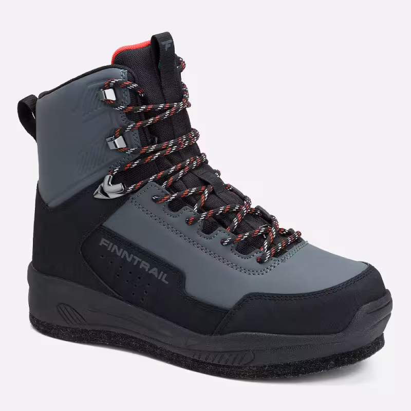 Ботинки забродные мужские Finntrail Wademan 5202 Темно-серый (DarkGrey), размер 41