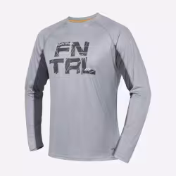 Лонгслив мужской Finntrail Wave Logo 6613 серый (Grey), полиэстер, размер 54-56 (XL), 180-190 см