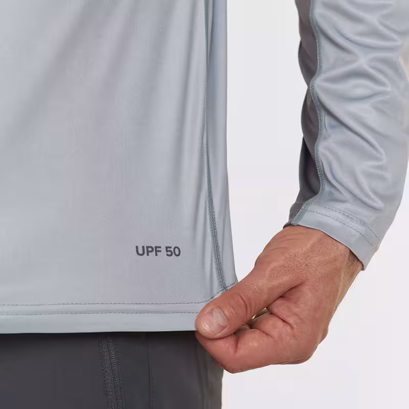 Лонгслив мужской Finntrail Wave Logo 6613 серый (Grey), полиэстер, размер 54-56 (XL), 180-190 см