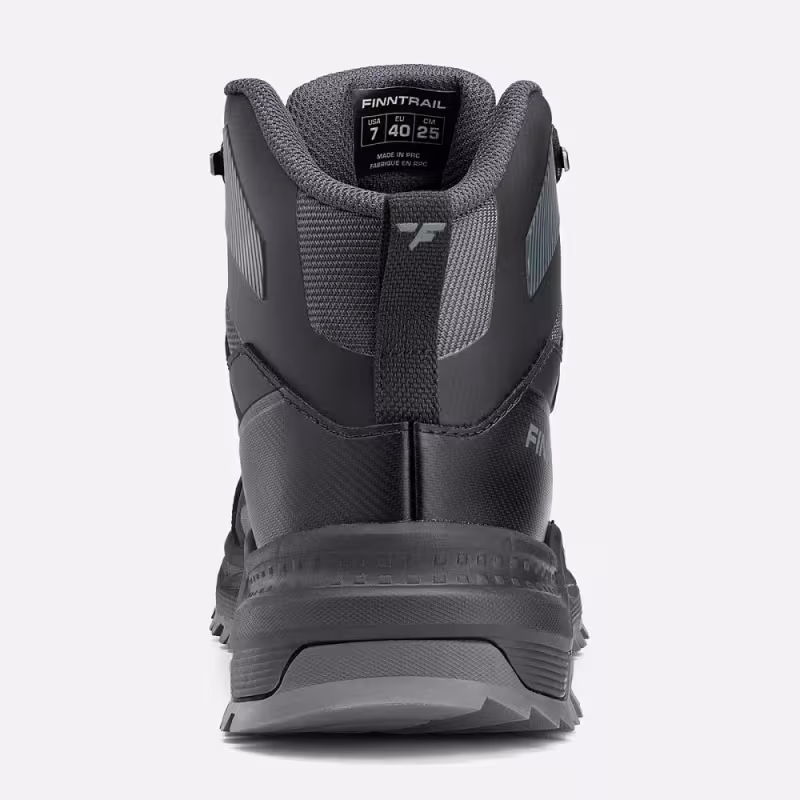 Ботинки мужские треккинговые Finntrail TractionMid 5191 Graphite, серый, размер 43