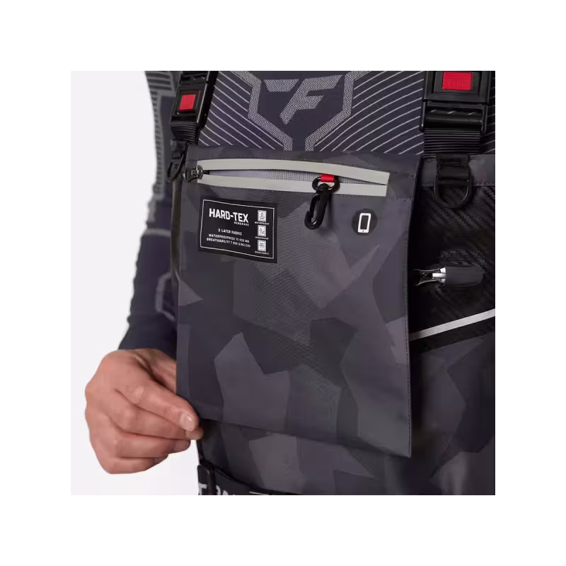 Полукомбинезон-вейдерсы мужской Finntrail Enduro BF 5281 CamoShadowBlack, мембрана Hard-Tex, черный/камуфляж, размер XL/44, 180-190 см