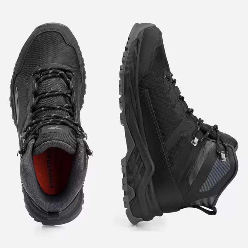 Ботинки мужские треккинговые Finntrail TractionMid 5191 Графит (Graphite), серый, размер 41