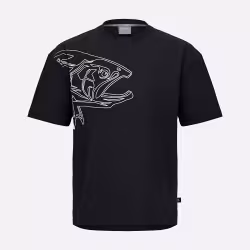 Футболка мужская Finntrail Big Fish 6732 Черный (Black), хлопок, размер L, 175-185 см