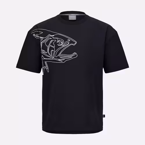 Футболка мужская Finntrail Big Fish 6732 Черный (Black), хлопок, размер L, 175-185 см