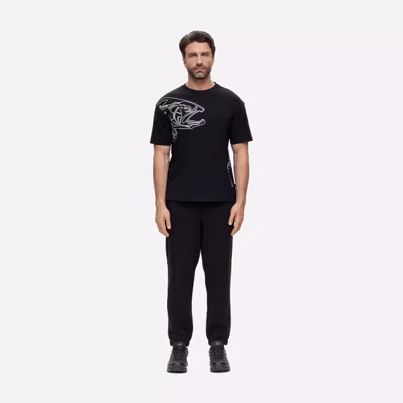 Футболка мужская Finntrail Big Fish 6732 Черный (Black), хлопок, размер L, 175-185 см
