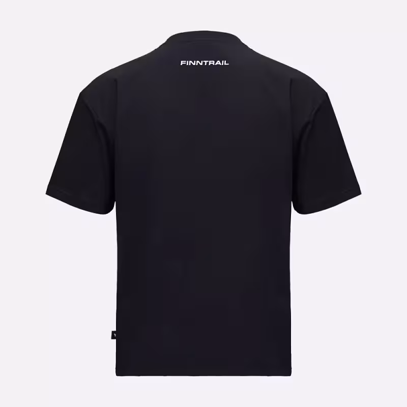 Футболка мужская Finntrail Big Fish 6732 Черный (Black), хлопок, размер L, 175-185 см