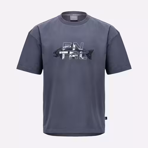 Футболка мужская Finntrail Fish 6731 Темно-серый (DarkGrey), хлопок, размер M, 170-180 см