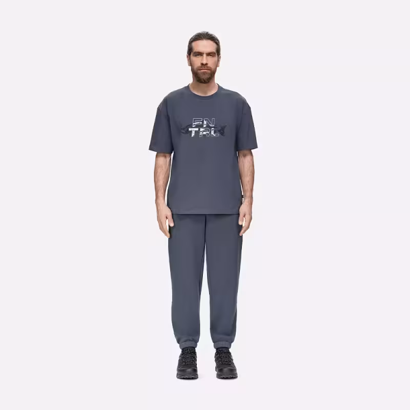 Футболка мужская Finntrail Fish 6731 Темно-серый (DarkGrey), хлопок, размер M, 170-180 см