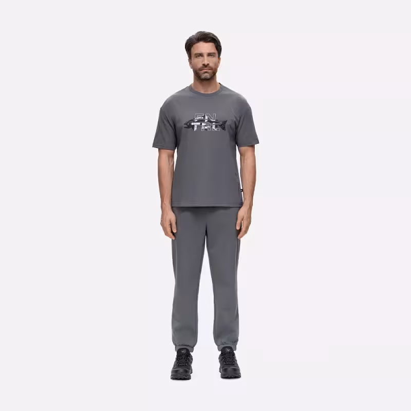 Футболка мужская Finntrail Fish 6731 Темно-оливковый (Dark Olive), хлопок, размер M, 170-180 см
