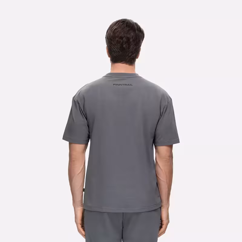 Футболка мужская Finntrail Fish 6731 Темно-оливковый (Dark Olive), хлопок, размер M, 170-180 см