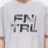 Футболка мужская Finntrail Big Logo 6733 Серый меланж (Grey Mellange), хлопок, размер L, 175-185 см