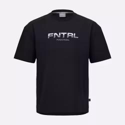 Футболка мужская Finntrail Logo 6734 Черный (Black), хлопок, размер XXL, 185-195 см