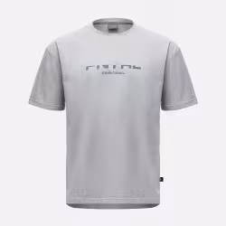 Футболка мужская Finntrail Logo 6734 Серый меланж (Grey Mellange), хлопок, размер XXL, 185-195 см
