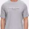 Футболка мужская Finntrail Logo 6734 Серый меланж (Grey Mellange), хлопок, размер XXL, 185-195 см