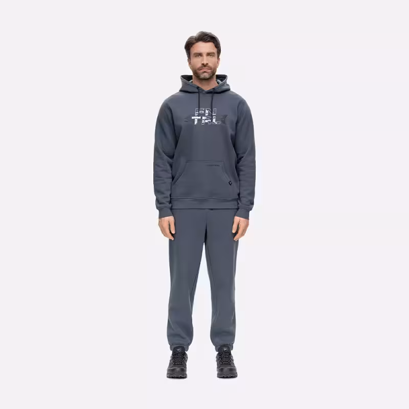 Худи мужское Finntrail Fish 6827 Темно-серый (DarkGrey), футер, размер M, 170-180 см