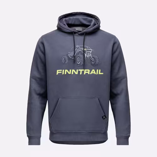 Худи мужское Finntrail Buggy 6831 Темно-серый (DarkGrey), футер, размер L, 175-185 см