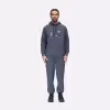 Худи мужское Finntrail Big Logo 6830 Темно-серый (DarkGrey), футер, размер S, 165-175 см