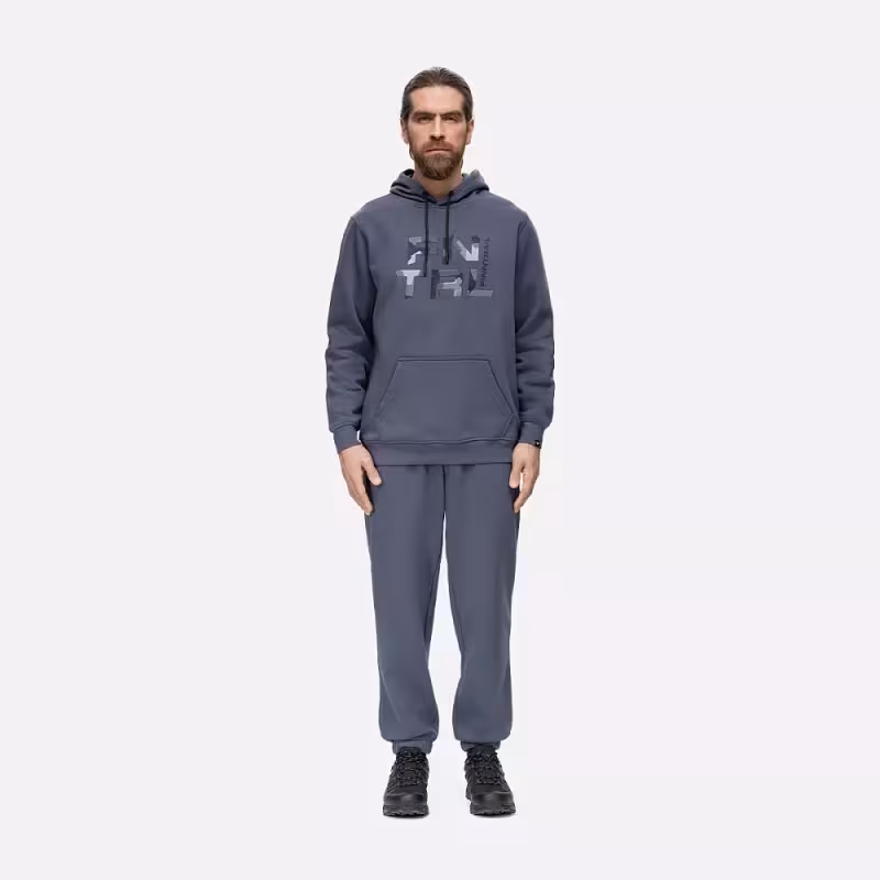 Худи мужское Finntrail Big Logo 6830 Темно-серый (DarkGrey), футер, размер S, 165-175 см