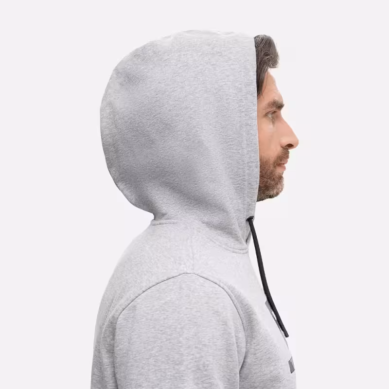 Худи мужское Finntrail Big Logo 6830 Серый меланж (Grey Mellange), футер, размер L, 175-185 см