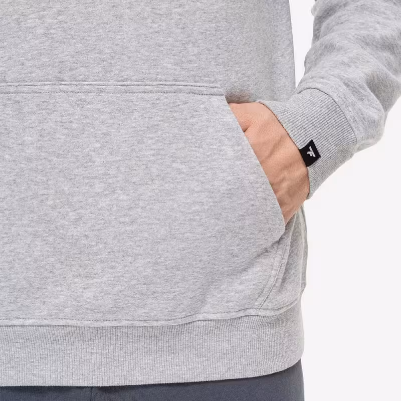 Худи мужское Finntrail Big Logo 6830 Серый меланж (Grey Mellange), футер, размер L, 175-185 см