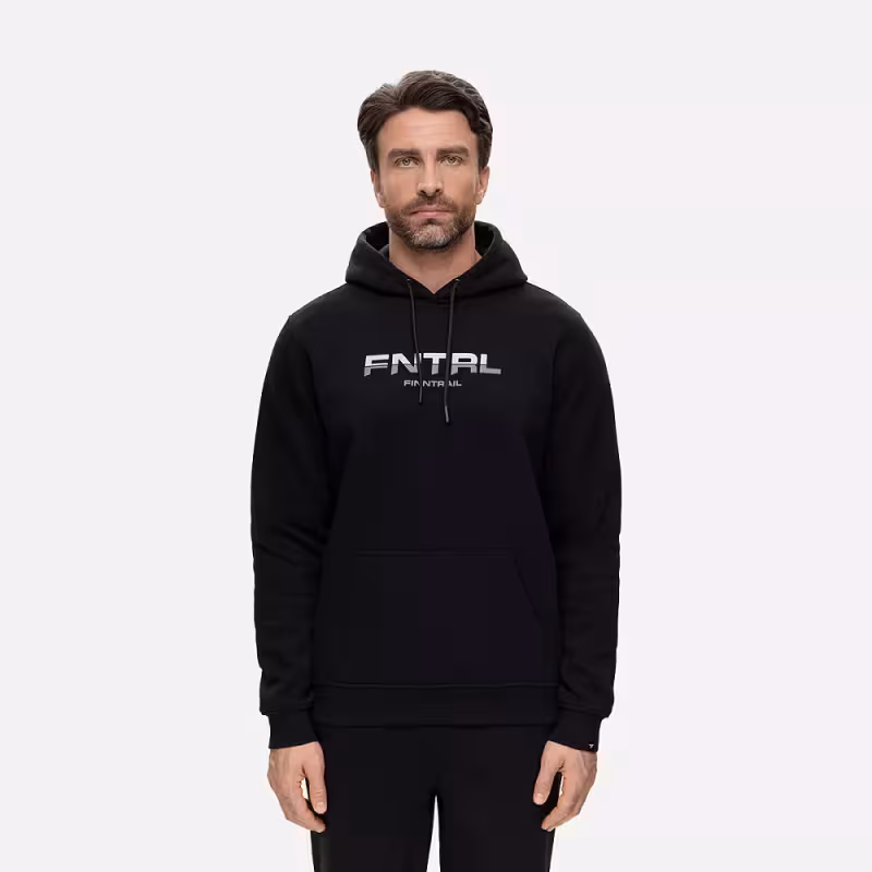 Худи мужское Finntrail Logo 6829 Черный (Black), футер, размер L, 175-185 см