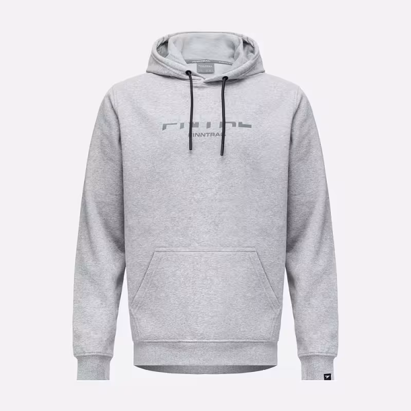 Худи мужское Finntrail Logo 6829 Серый меланж (Grey Mellange), футер, размер L, 175-185 см