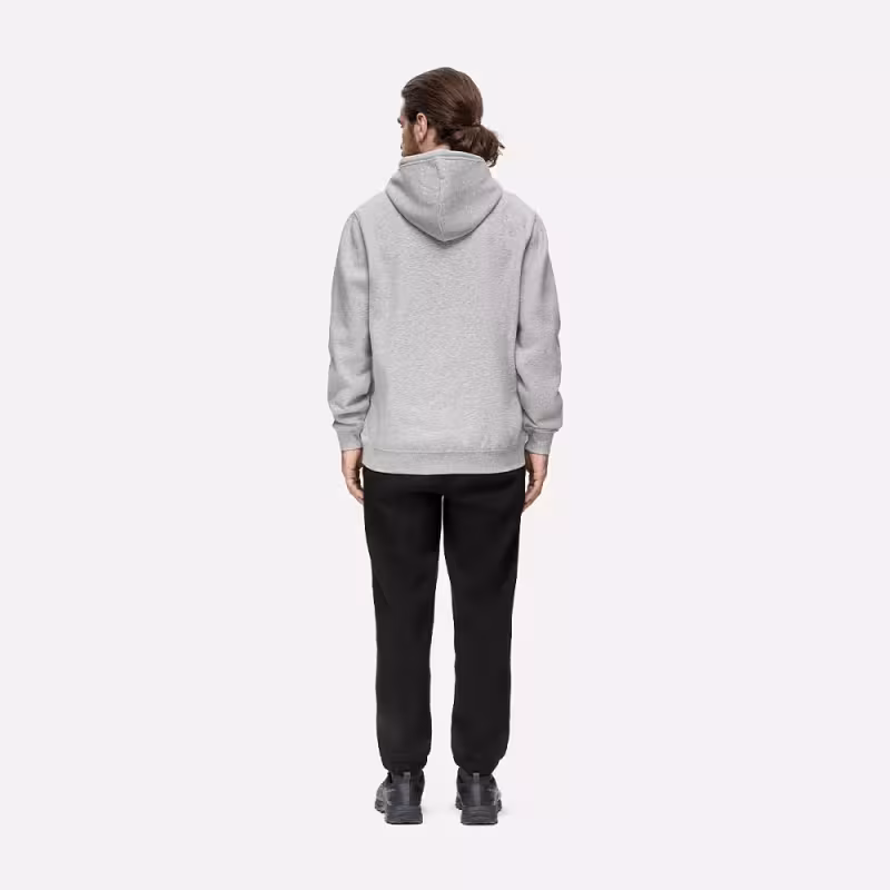Худи мужское Finntrail Logo 6829 Серый меланж (Grey Mellange), футер, размер L, 175-185 см