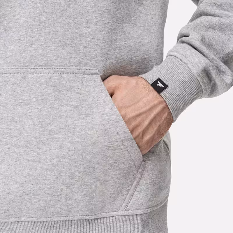 Худи мужское Finntrail Logo 6829 Серый меланж (Grey Mellange), футер, размер L, 175-185 см